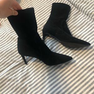 Stuart weitzman suede booties